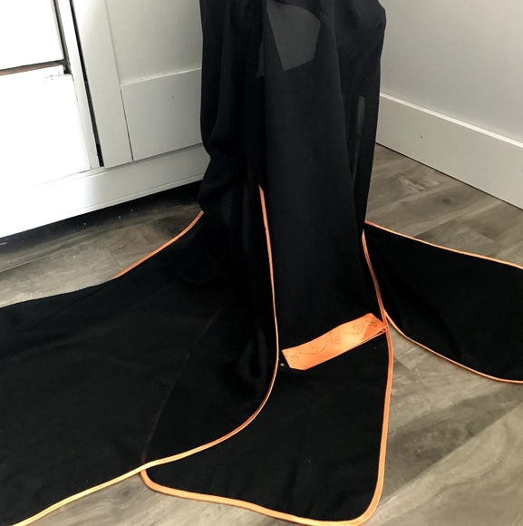 Breezy Silk Sheer Embroidered Robe Women's Size XL - Picture 3 of 6